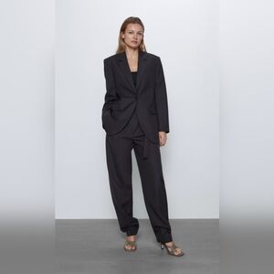 Zara Straight Cut Wool Blazer